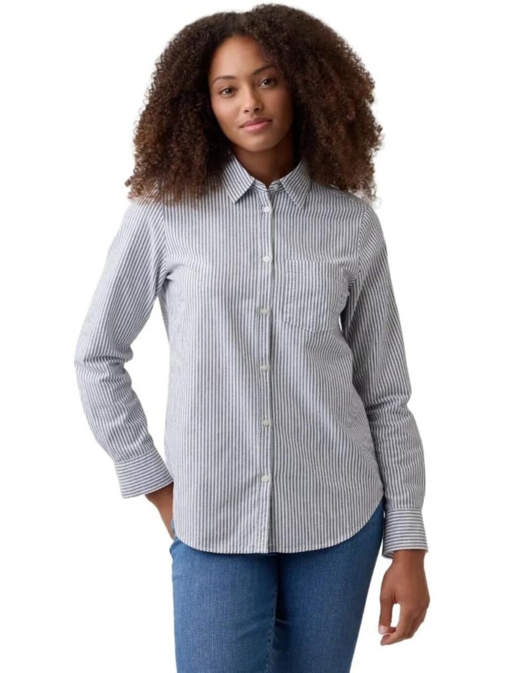 Classic Oxford Button Down Shirt for Women - Versatile, Stylish, Timeless Fit